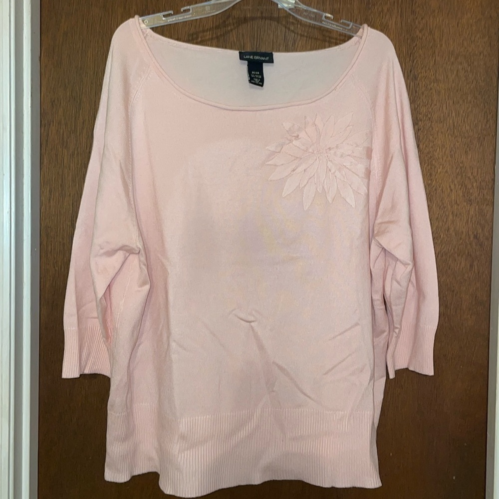 Lane Bryant 3/4 sleeve boat neck sweater​​